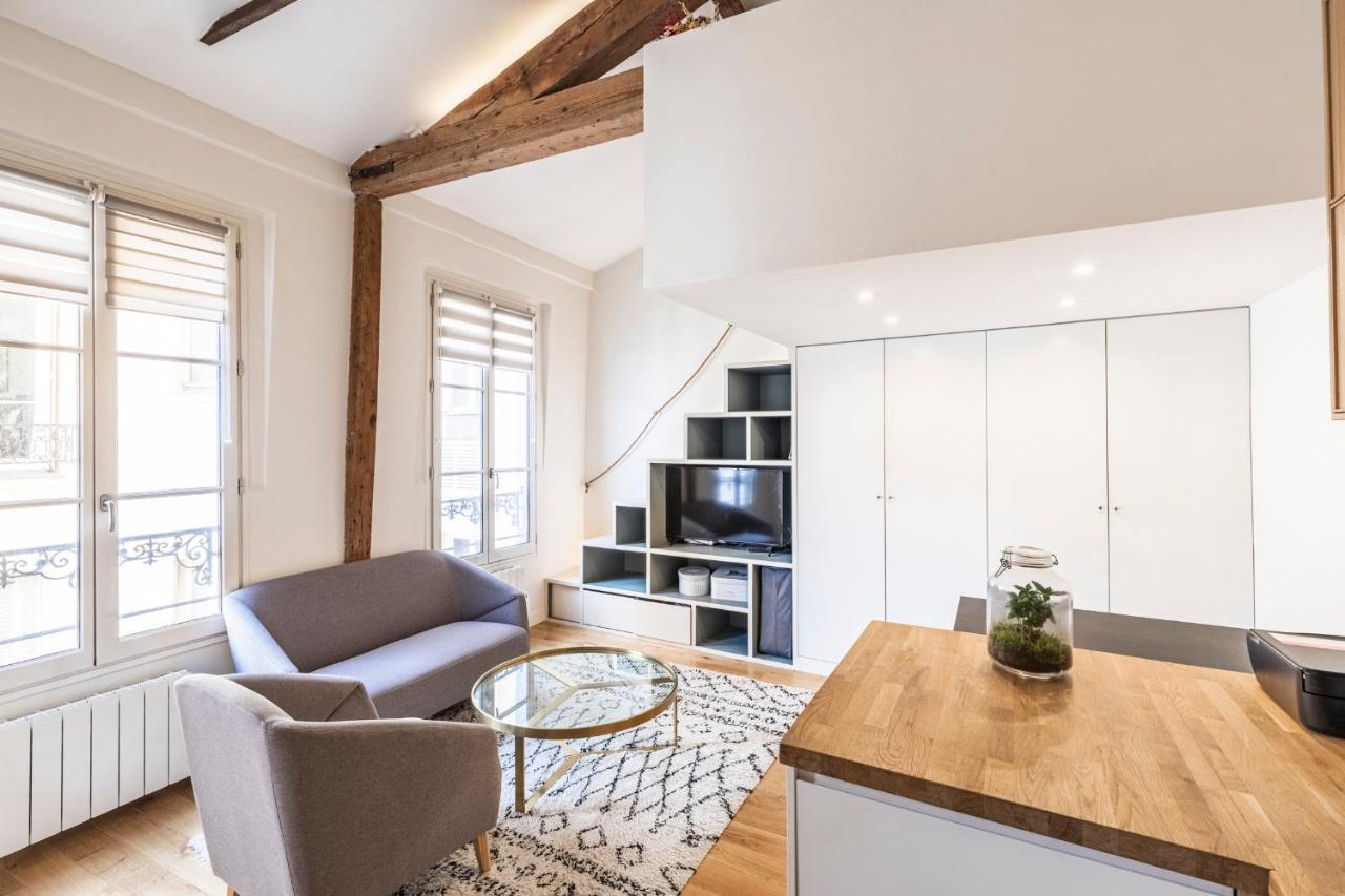 Tourville - Tres Beau Studio - Bail Mobilite Paris Exteriör bild